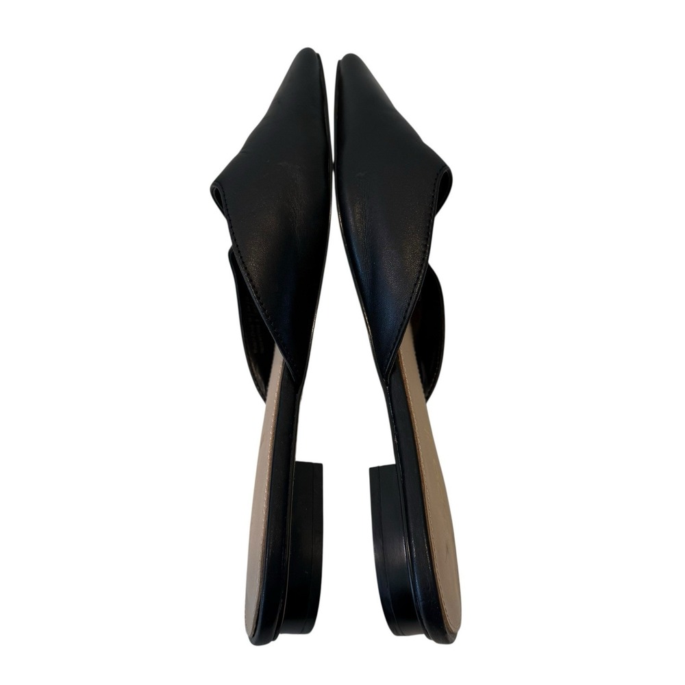 Aldo Alyssaa Black‎ Leather Slip On Mules Size 8 S3 - Picture 4 of 7